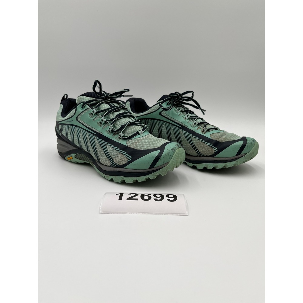 Merrell Siren Edge J034442 Hiking Tennies Shoes Womens 10.5 Teal Black Mesh